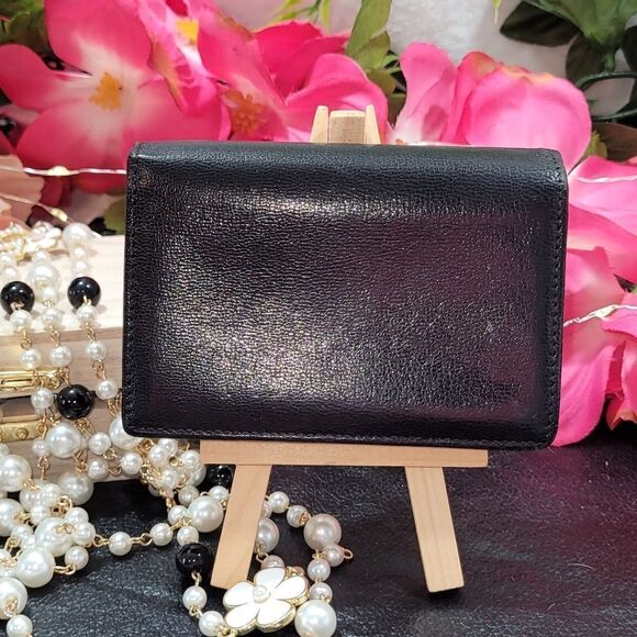 Authentic Salvatore Ferragamo Leather Card Holder - Picture 3 of 12